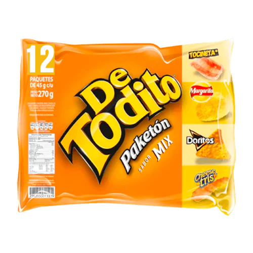 Detodito Amarillo Mix/ 7 Display X 12 und X 45 gr 
