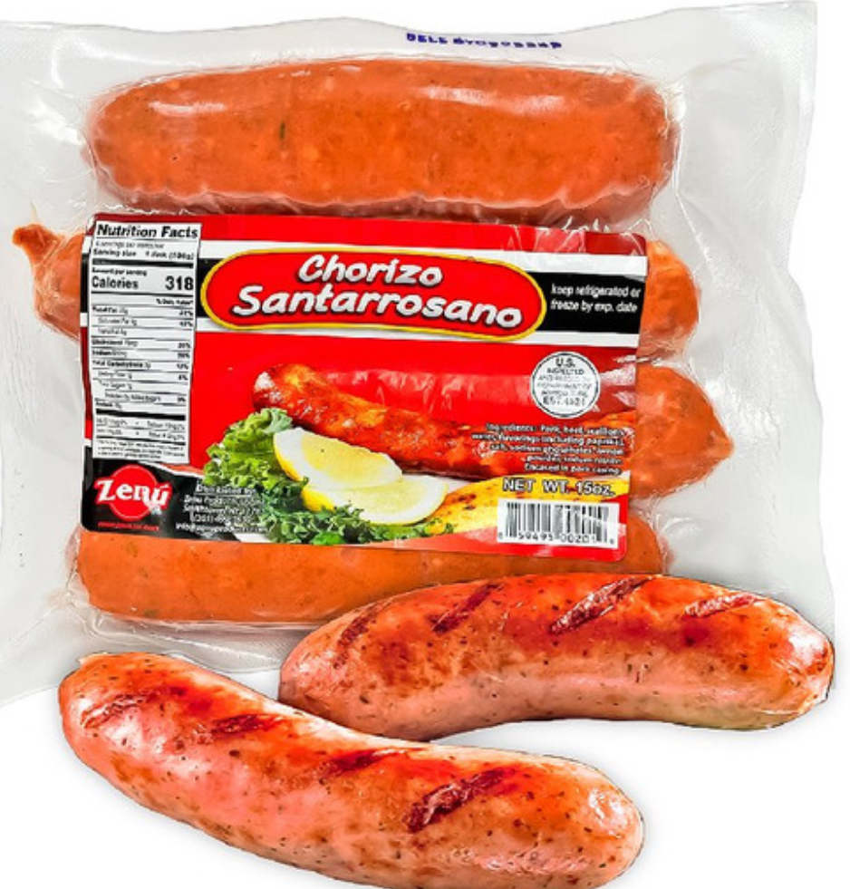 Chorizo Santa Rosano Zenu 12 X 15 oz*