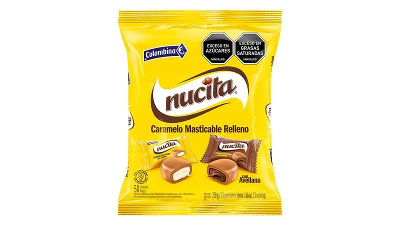 Caramel Nucita Masticable X16 DSP X 100 UND  