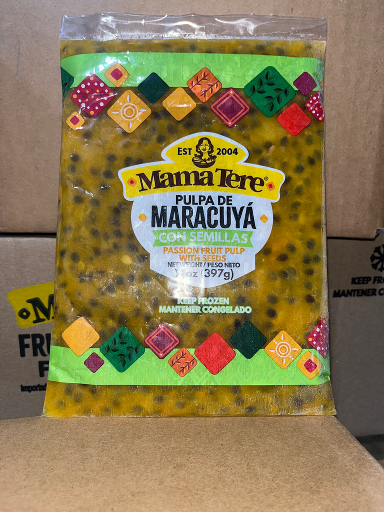 Mamá Tere Pulpa (Maracuya) semilla Frozen  12/14 OZ 397 gr *
