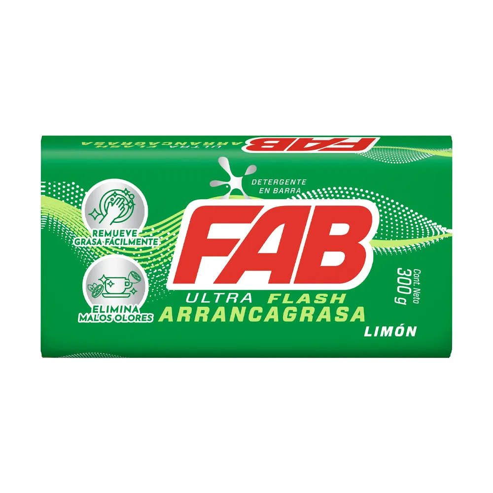 Jabon FAB Verde Barra X 48 Und X300 gr* 