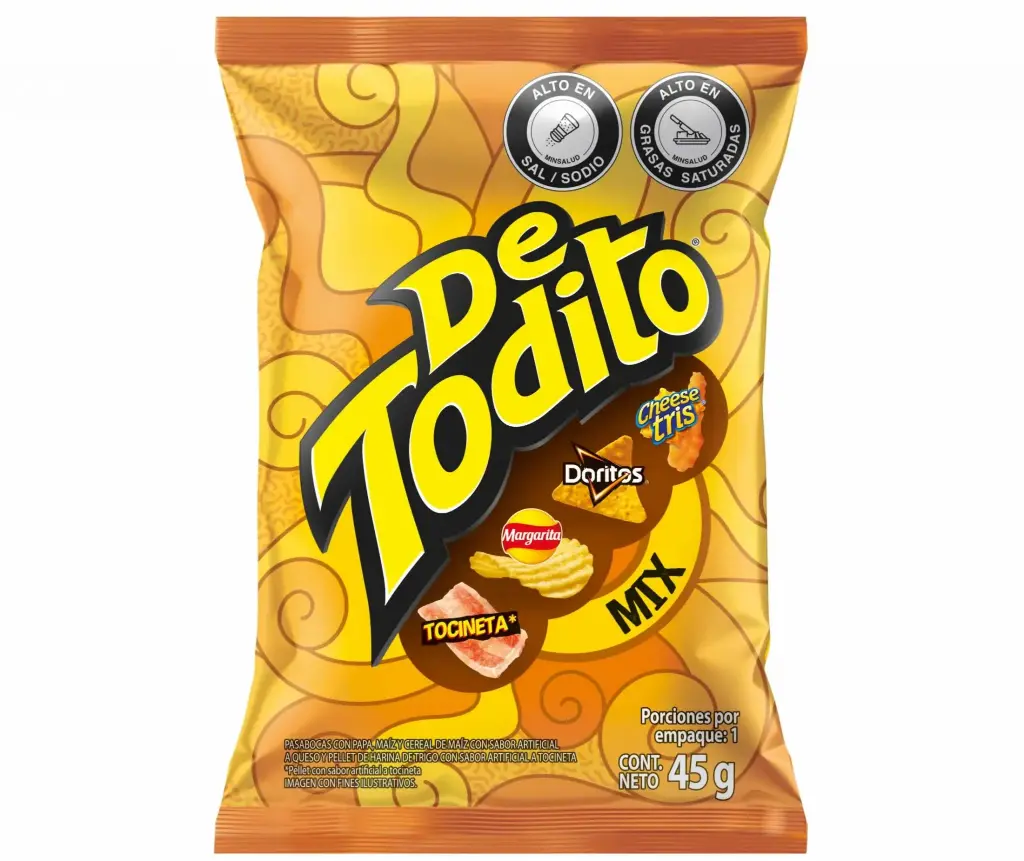 Detodito Amarillo 6 Display X6 X270 gr 