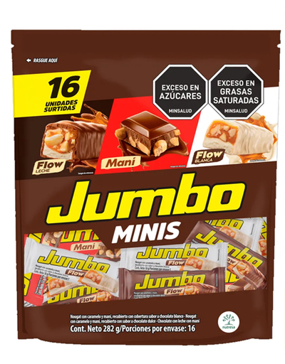 Chocolatina Mini Jumbo Display X12 X16 Und Box X 288gr*
