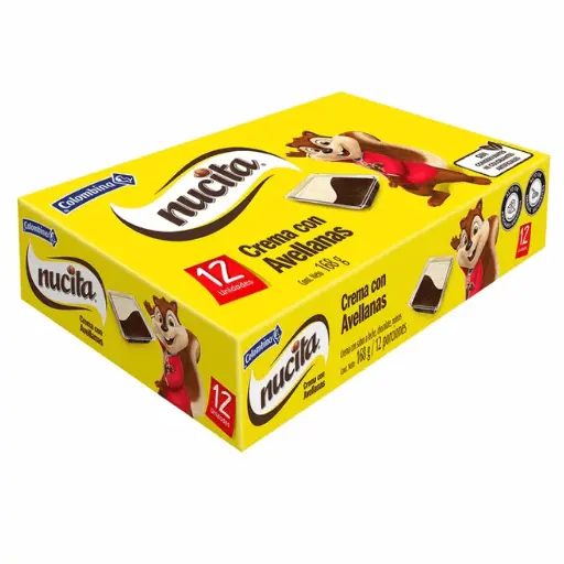 Nucita Crema Box X16 Display X 18 Unit 14gr ( 252gr)