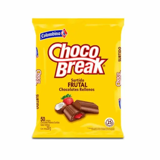 Chocobreak Surtido /250gr X Display 18 X 50 Und 