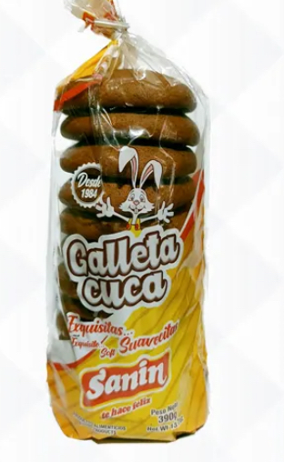 Box - Galletas Cucas Sanin  Box x 24 Unit x 390 Grs * 