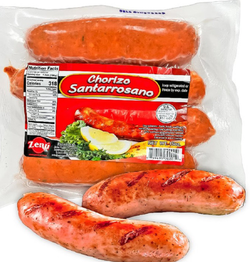 Chorizo Santa Rosano Zenu 12 X 15 oz*