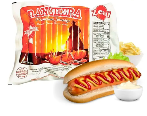 Salchicha Ranchera Zenu Premium (Gruesa ) X12 Und* 