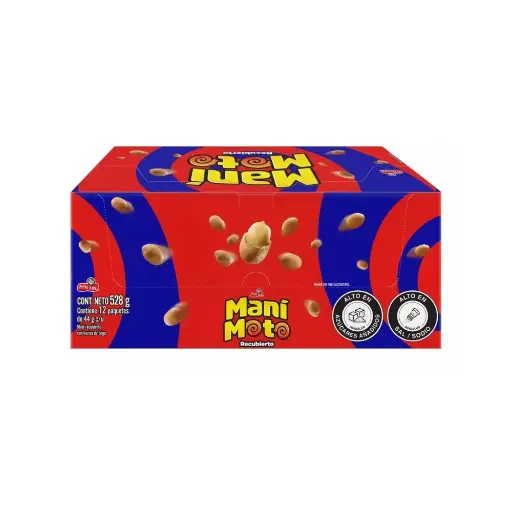 Maní moto Regular / 528 gr X 9 Display X 12 und