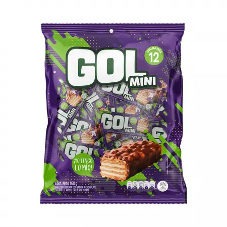  Chocolatina Gol Mini X 12 Und
